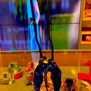 Moschino Couture Blue Teddy Bucket